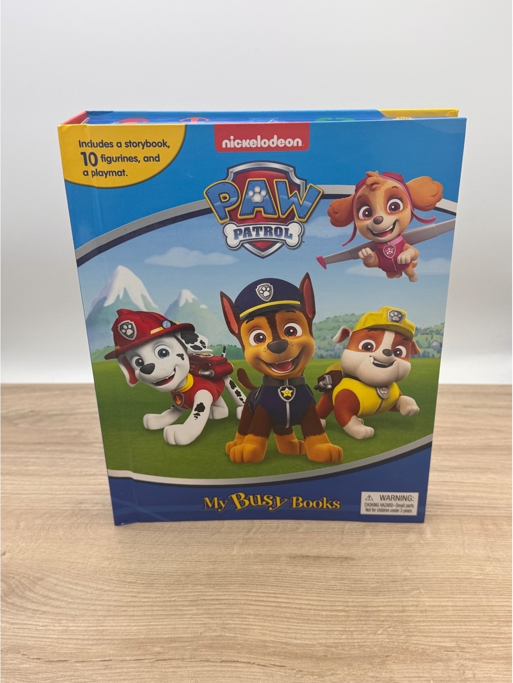 PAW Patrol My Busy Books Storybook 10 Figures Playmat Figures